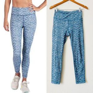 Vuori Blue Patterned Leggings